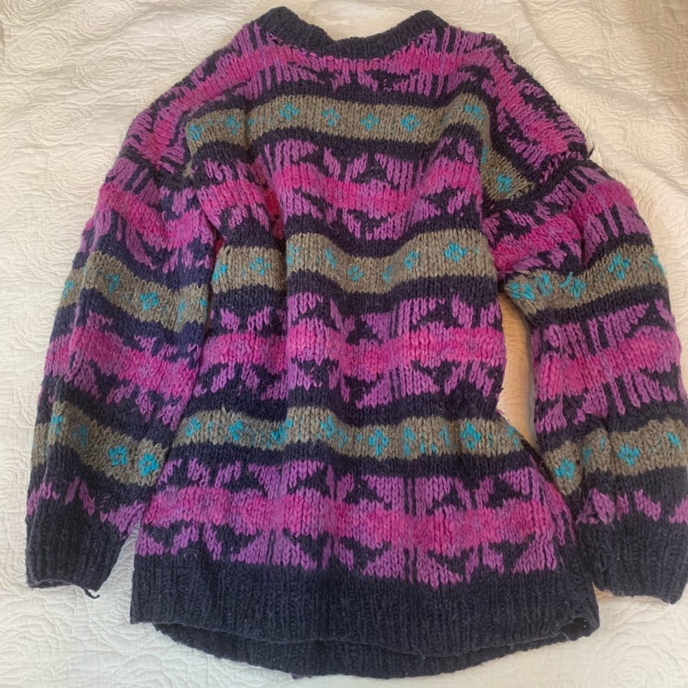 100% wool oversized sweater